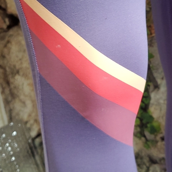 FabFitFun High Waisted Teal Leggings Size M - Picture 6 of 7